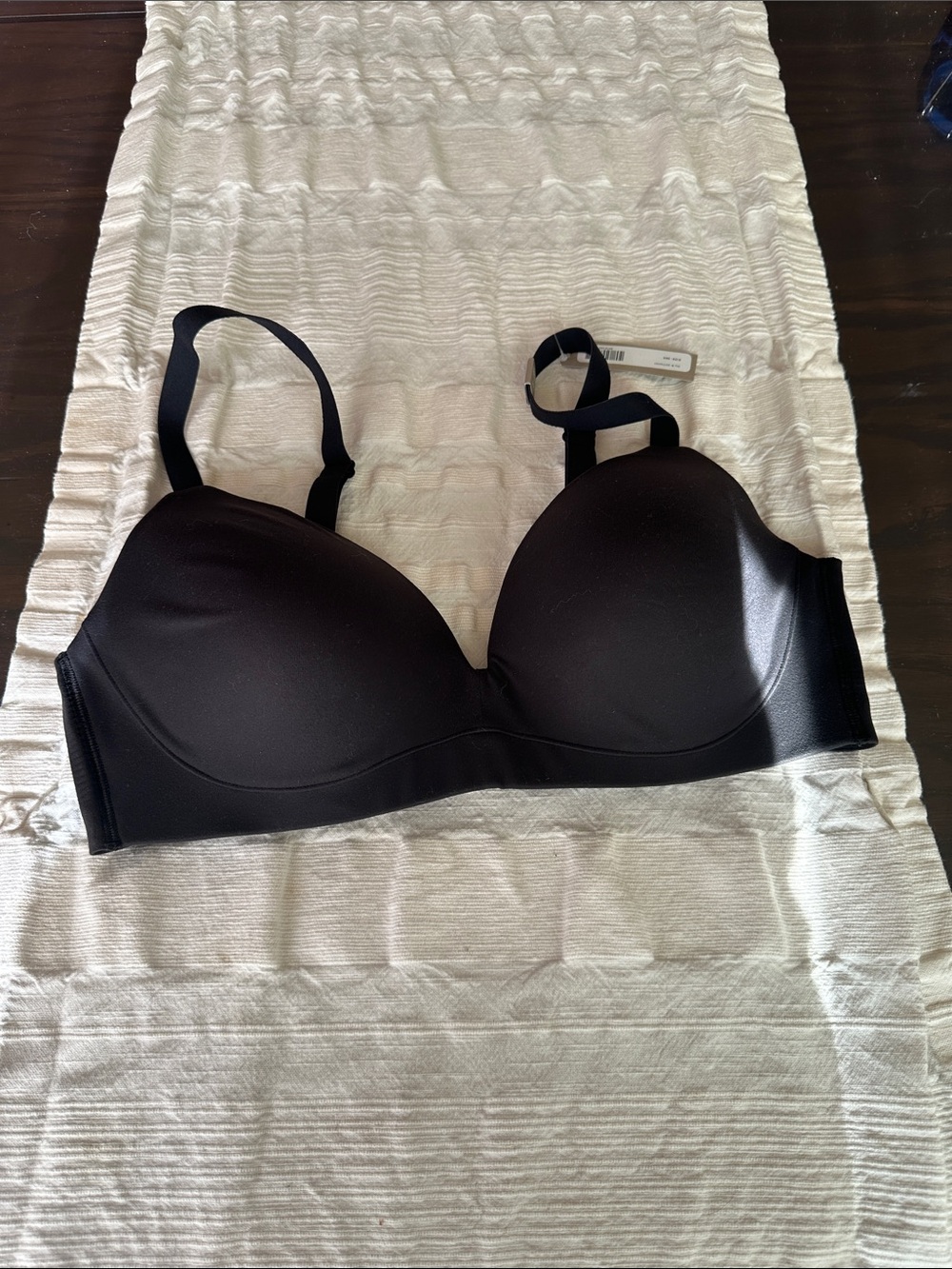 Everyday Smooth Black Molded Underwire Bra
